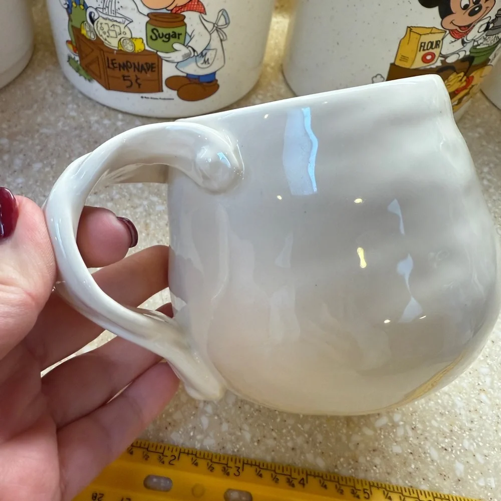 Pier 1 Snowman Mug Hand Painted Dolomite Christmas Holiday Festive Cup